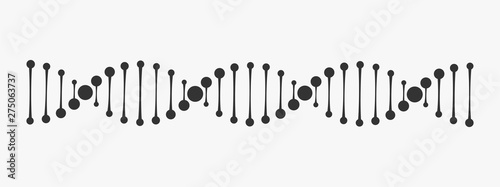 DNA vector illustration. Genetic engineering concept