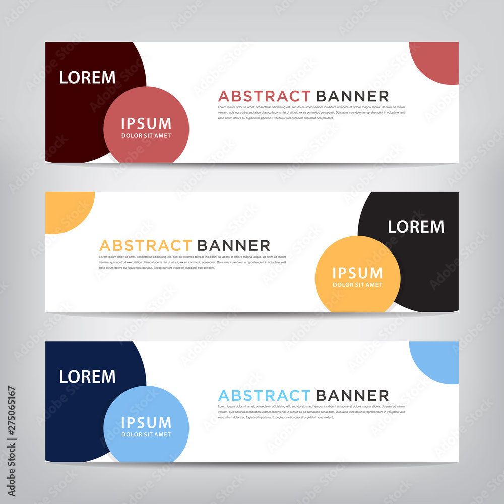 abstract banner template, vector illustration abstract banner template, vector illustration