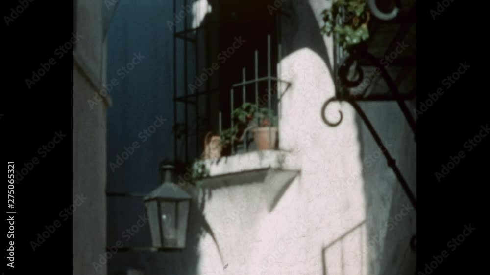 1960s, Barcelona, Spain: Poble Espanyol 1960s, Barcelona, Spain: Poble Espanyol