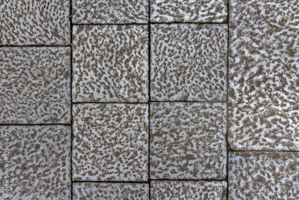 Concrete tile texture. City pavement background. Abstract stone brick ...