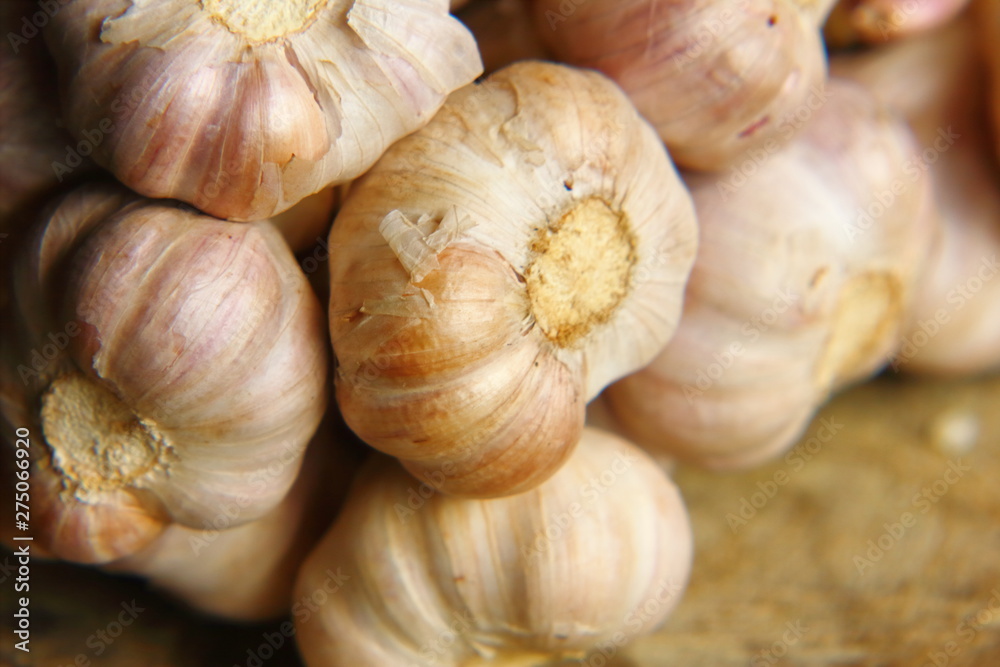 Spicy cooking ingredient garlic for thai food Spicy cooking ingredient garlic for thai food