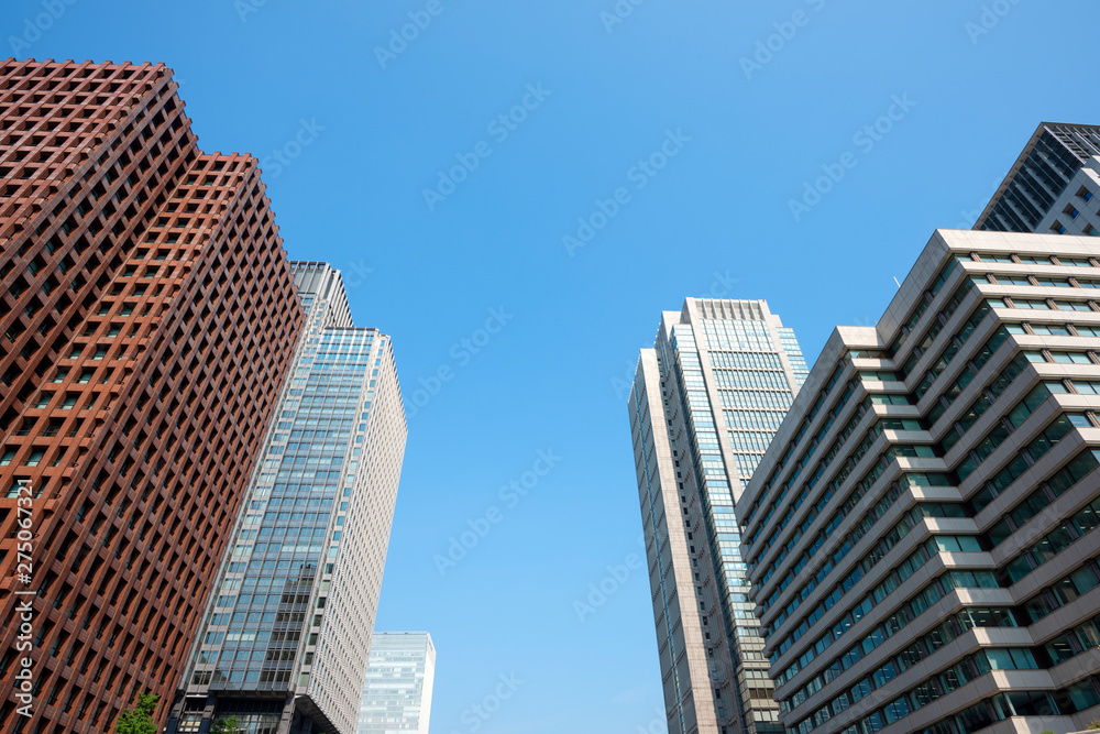 High-rise buildings of fine weather -  Marunouchi , Tokyo, Japan