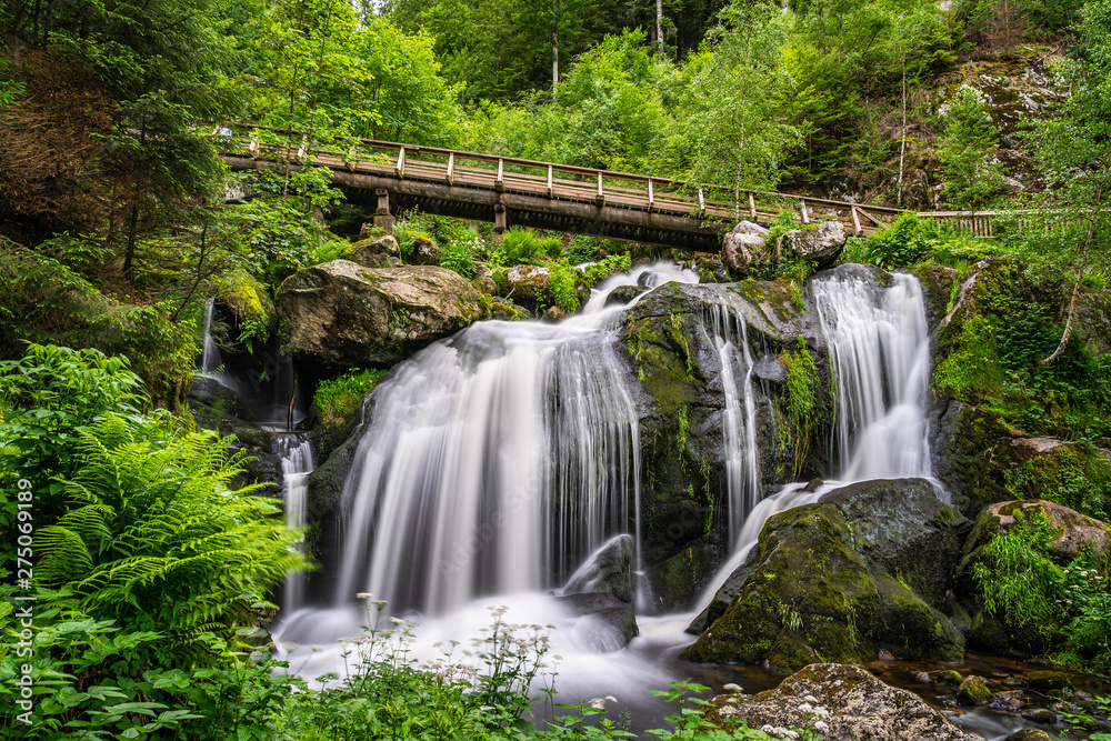 Obraz premium triberg waterfall, triberg, Schwarzwald, germany