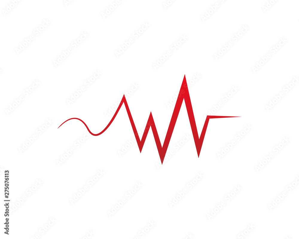 Pulse logo design template Pulse logo design template