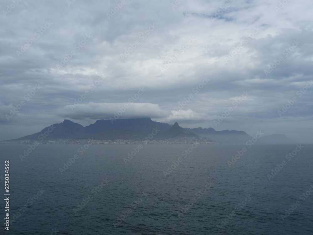 Landschaft, Afrika, Wasser, weites Land, Safari, Berge, Himmel