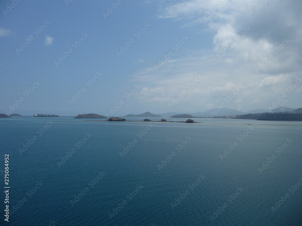 Afrika weites Land mit Meer und Berge Afrika weites Land mit Meer und Berge