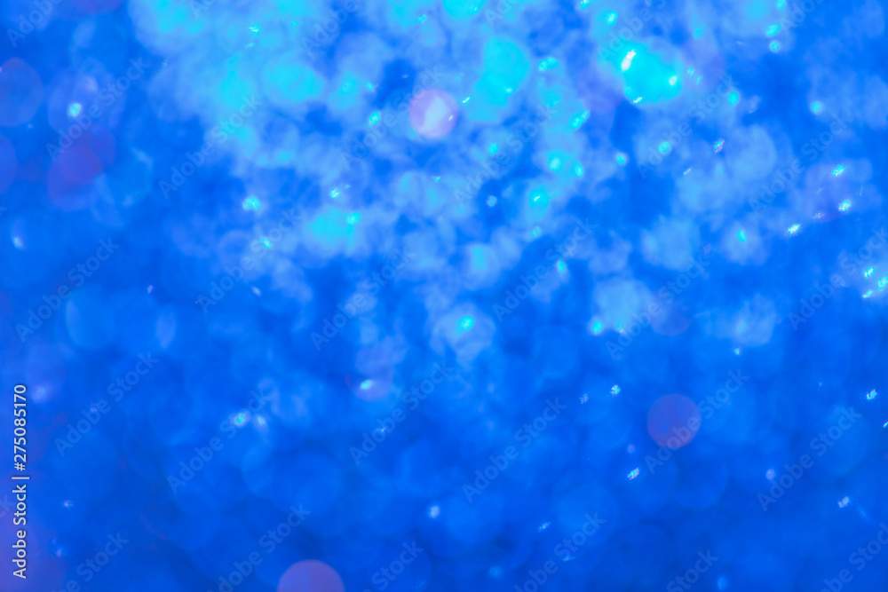 abstract blue blurred bokeh background