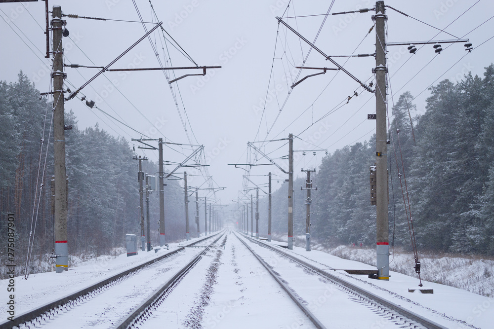 rail road winter