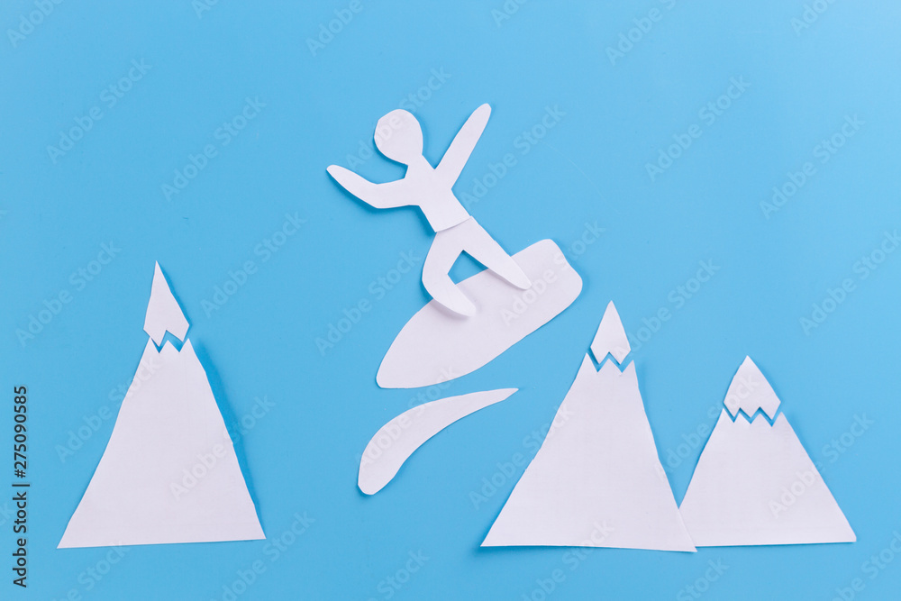 Fototapeta premium snowboard concept image