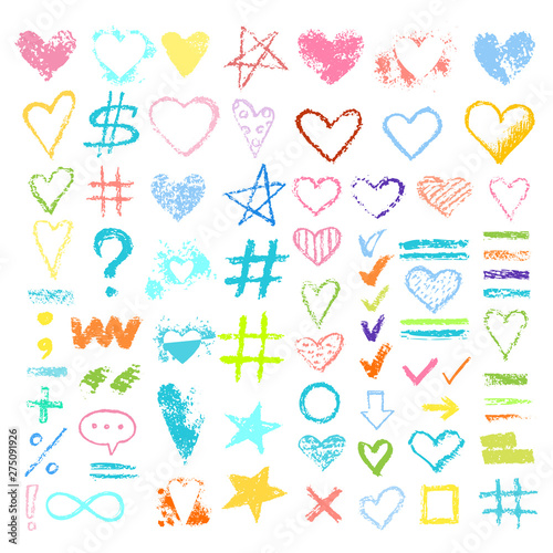 design chalk vector textures hand drawn textures