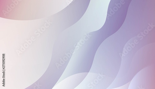 Abstract Wavy Background. For Cover Page, Landing Page, Banner. Vector Illustration with Color Gradient.