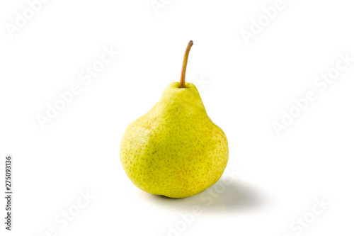Beautiful fresh ripe pear isolated on white