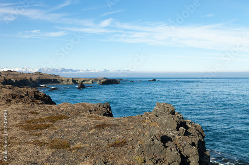 Beautiful spring sea landscape of Iceland