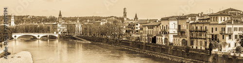 old town of verona in italy