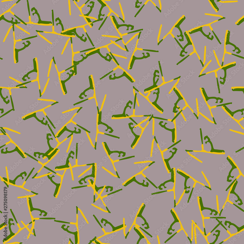 UFO camouflage of various shades of beige, green and yellow colors UFO camouflage of various shades of beige, green and yellow colors