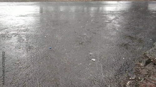 Rain drops on the window 