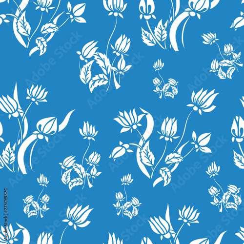 pattern flowers white seamless background drawing sketch