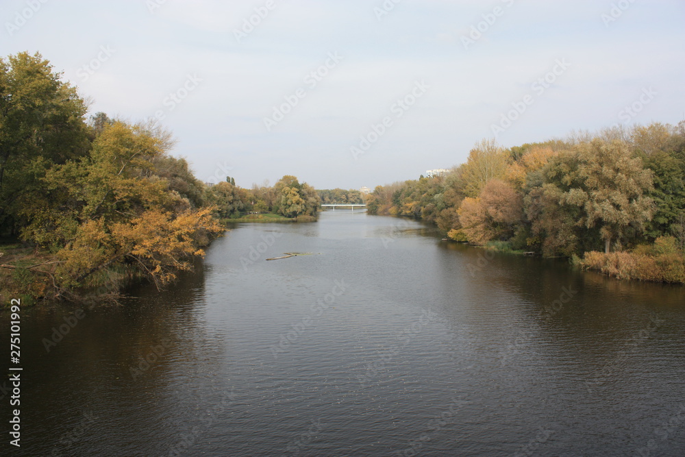 river in autumn