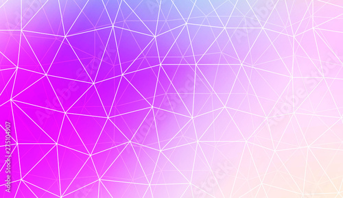 Original interior background in polygonal pattern with triangles style. For interior wallpaper, smart design, fashion print. Vector illustration. Blurred Background, Smooth Gradient Texture Color.