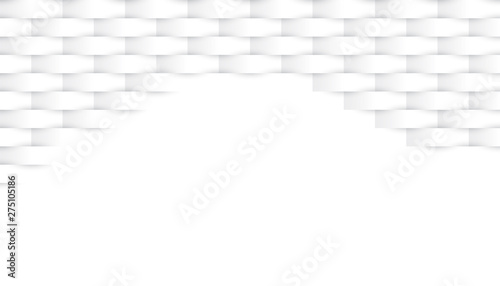 Grey pattern background. 3D texture wall panel.
