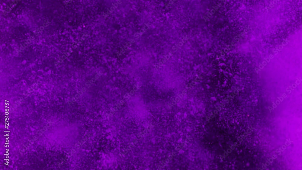 Super Slowmotion Shot of Violet Powder Explosion at 1000fps. Super Slowmotion Shot of Violet Powder Explosion at 1000fps.