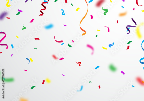 Background confetti, bright colors that invented the design for various festive celebrations.