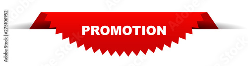 red vector banner promotion