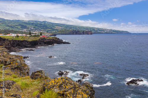 Coast at Capelas on Sao Miguel Island, Azores photo