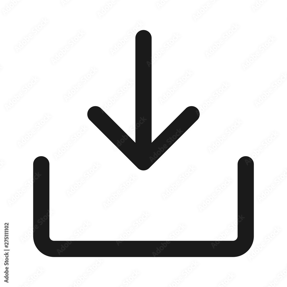 download - minimal line web icon. simple vector illustration. concept for infographic, website or app. download - minimal line web icon. simple vector illustration. concept for infographic, website or app.