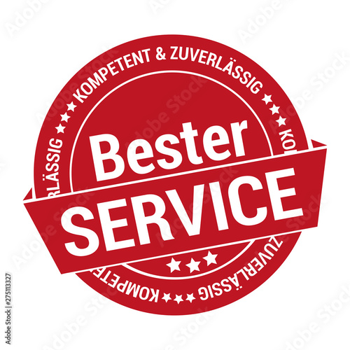 Gütesiegel Aufkleber für den besten Service