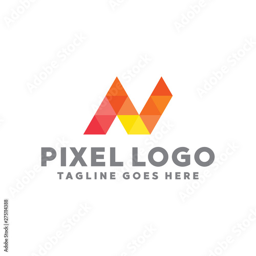 Pixel Logo For Technology Design With Colorful Style Concept. Digital Logo Company with Pixel Concept. Triangle and Geometry Symbols. Letter Icon for Business, website, Studio, Media, Internet. Free Download Pixel Logo For Technology Design With Colorful Style Concept. Digital Logo Company with Pixel Concept. Triangle and Geometry Symbols. Letter Icon for Business, website, Studio, Media, Internet. - GFXLoad