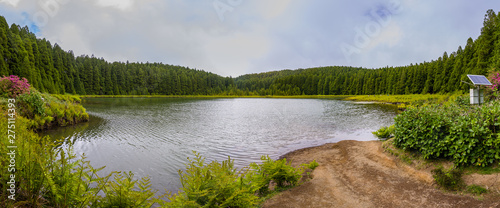 Lake Canary's Lagoon on Sao Miguel Island, Azores archipelago