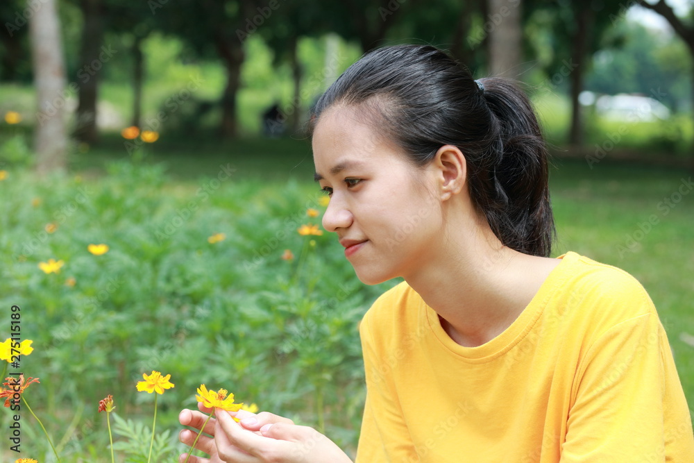 portrait of young woman in Vietnam portrait of young woman in Vietnam