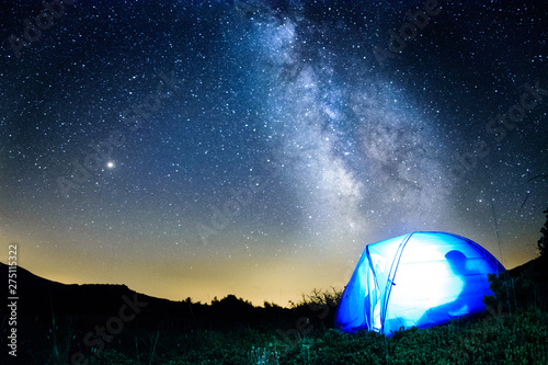 spend the night under the Milky Way