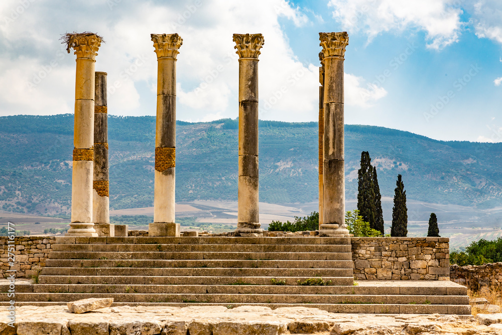 Fototapeta premium The Capitoline Temple at Volubilis