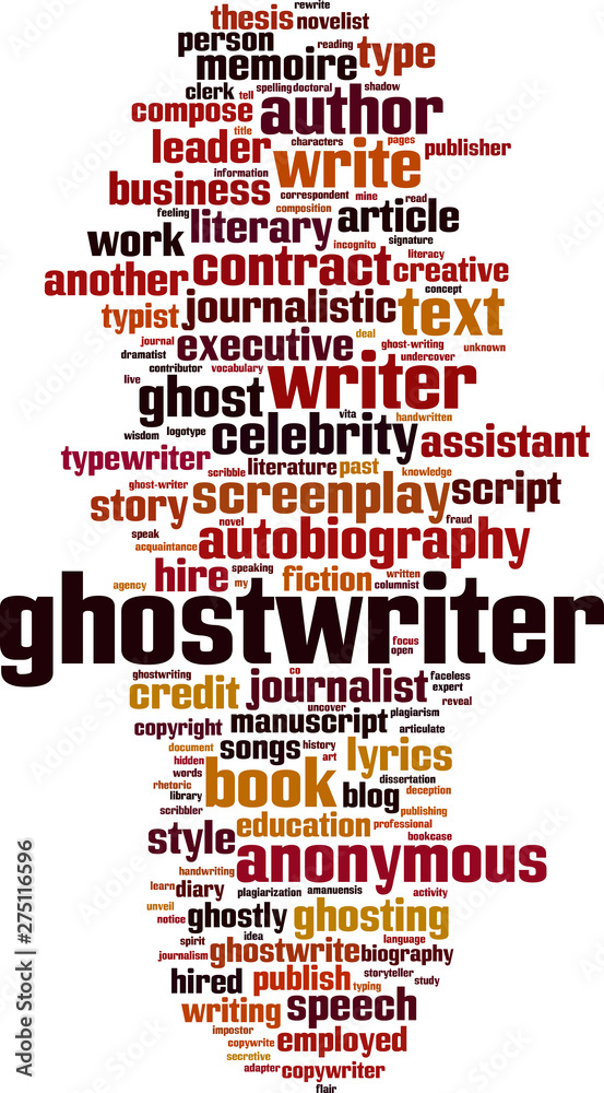 Ghostwriter word cloud