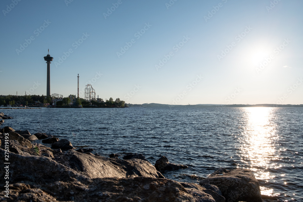 Sarkanniemi amusement park in Tampere, Finland Sarkanniemi amusement park in Tampere, Finland