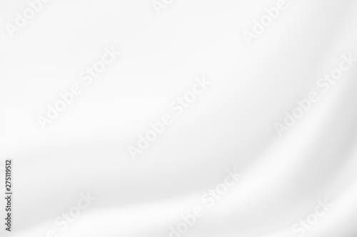 white soft rippled cloth texture as abstract pure smooth fabric pattern creative design background
