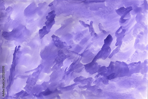 Purple watercolor background, illustration, texture
