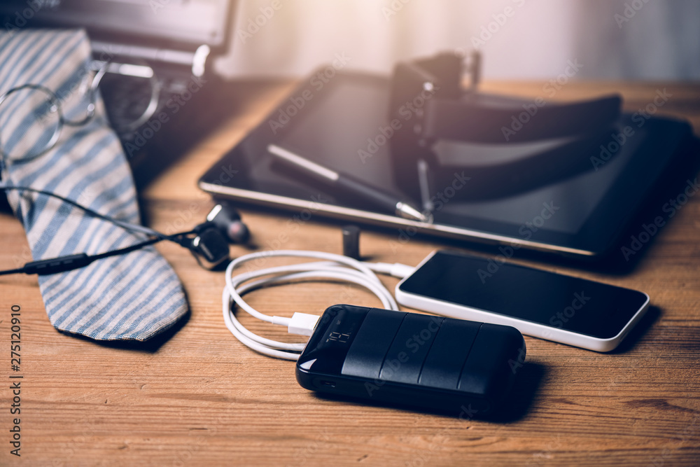 charging smartphone with power bank charging smartphone with power bank