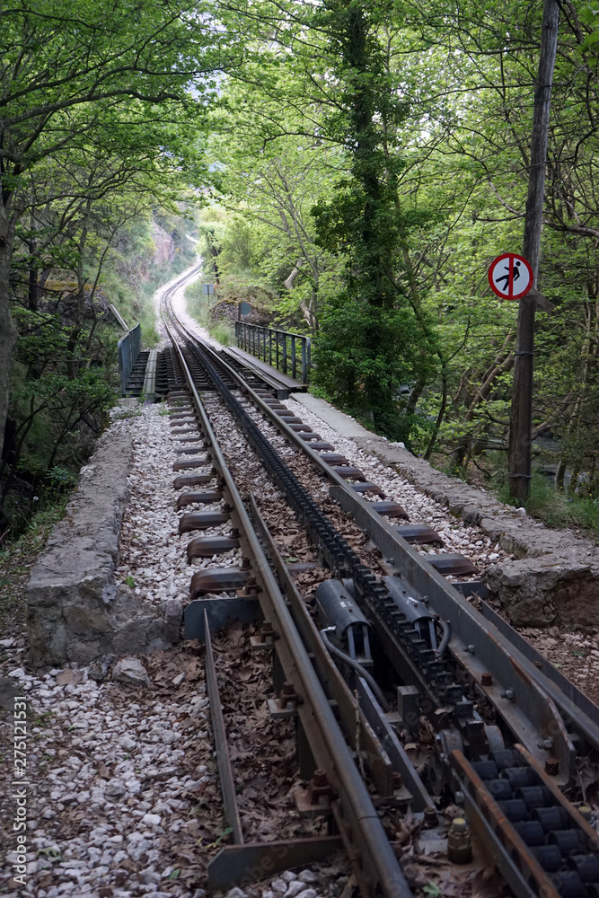 Fototapeta premium Railway and bridge