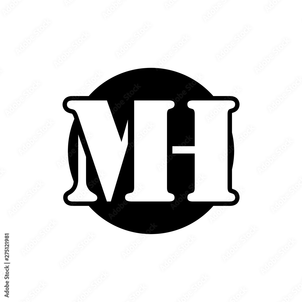 MH Initial Logo for your startup venture MH Initial Logo for your startup venture