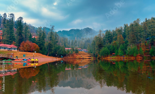 Beautiful view of Banjosa Lake, Rawalakot, Azad Kashmir, Pakistan photo
