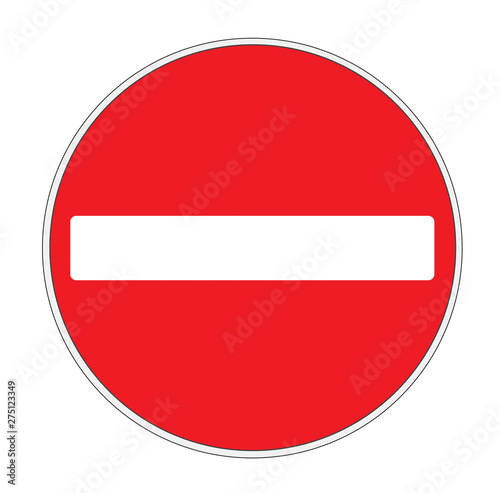 Do not enter red circle sign- Illustration. Free Download Do not enter red circle sign- Illustration. - GFXLoad