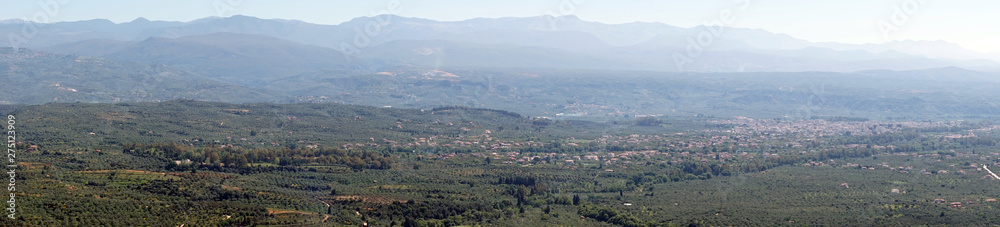 Panorama of valley