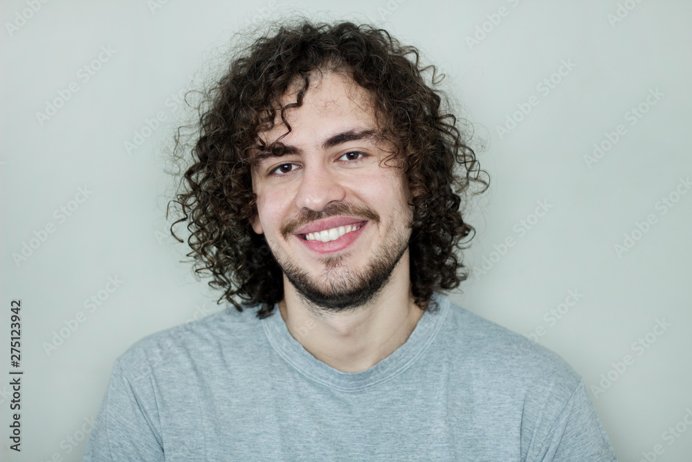 Portrait of an handsome man smiling Portrait of an handsome man smiling