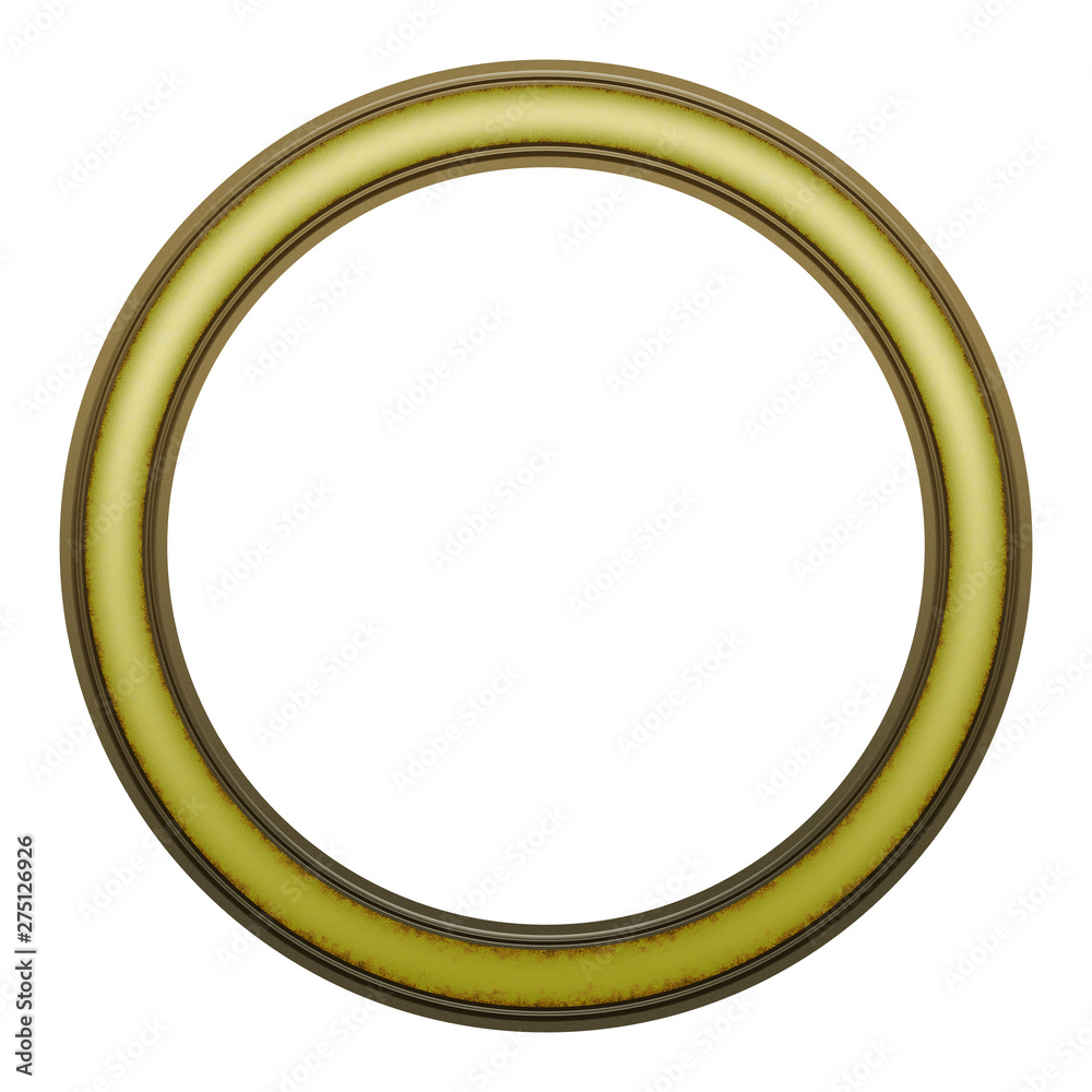 gold round frame with space for text gold round frame with space for text
