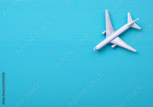 Model plane. Travel concept