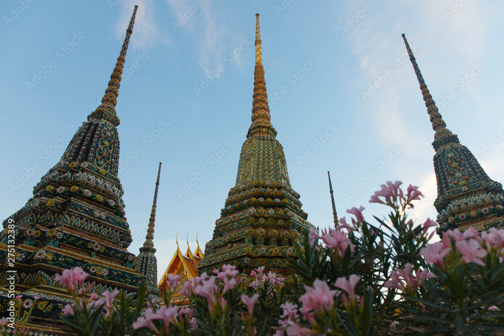 Fototapeta premium Famous Bangkok Temple Wat Pho temple, Bangkok, Thailand