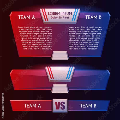 Versus teams template